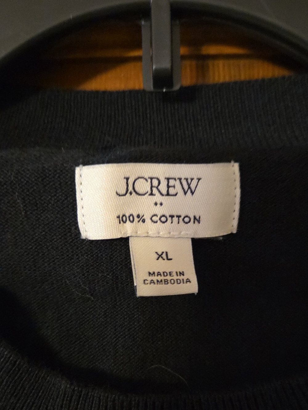 J. Crew Black Short-Sleeve Crewneck Sweater - Picture 2 of 3